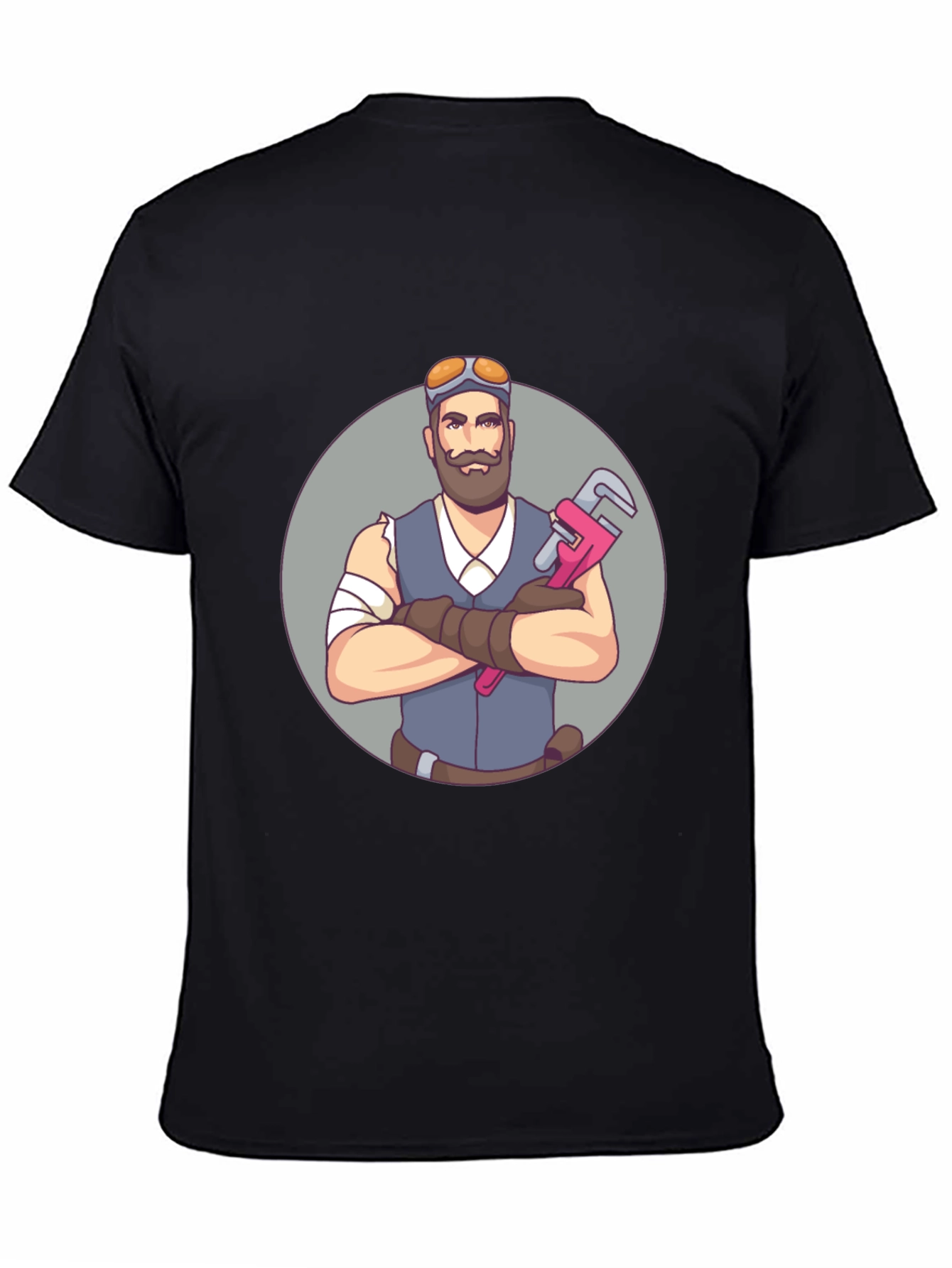 Steam Punk Plumber Graphic T-Shirt