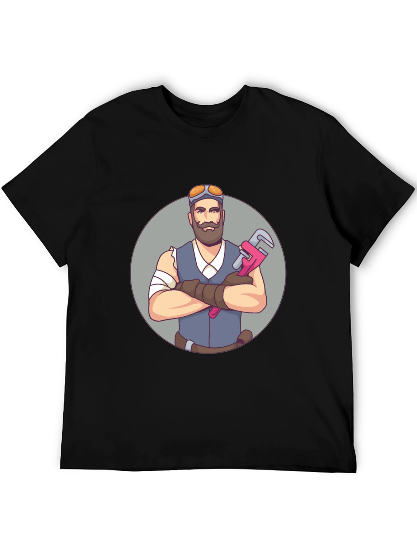 Steam Punk Plumber Graphic T-Shirt