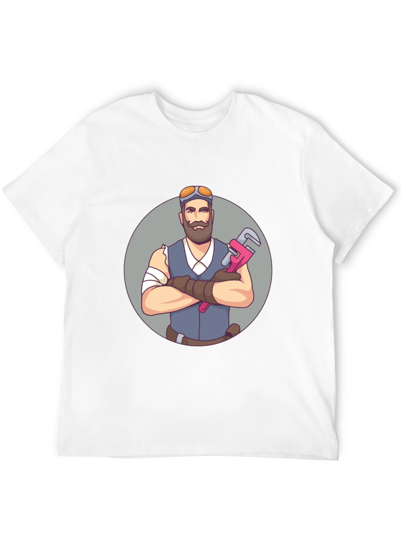 Steam Punk Plumber Graphic T-Shirt