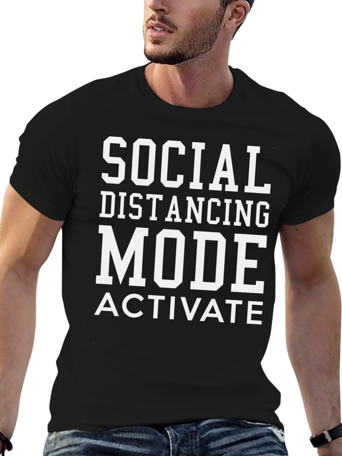 Social Distancing Mode Activated T-Shirt