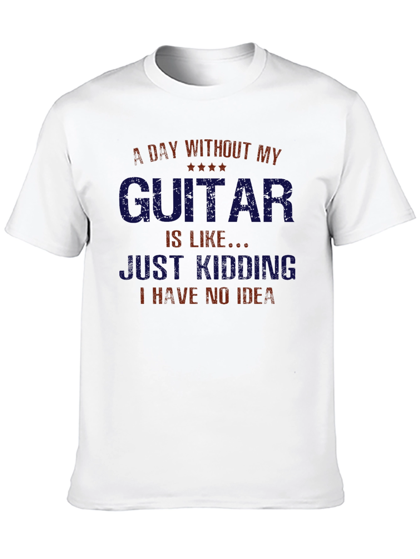 Guitar Lovers T-Shirt - A Day Without My Guitar