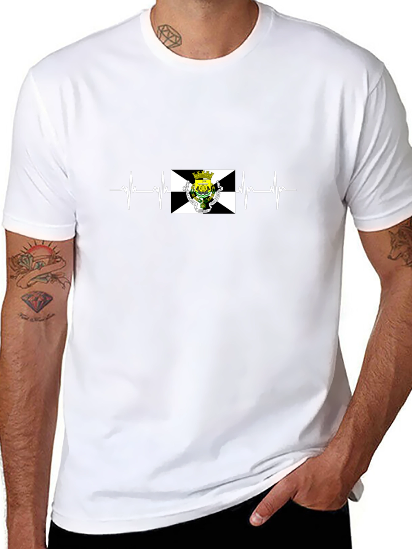 Heartbeat El Hierro Flag T-Shirt