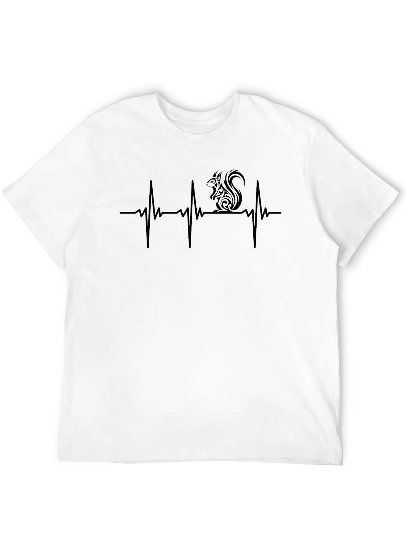 Squirrel Heartbeat T-Shirt - Funny Animal Lover Tee