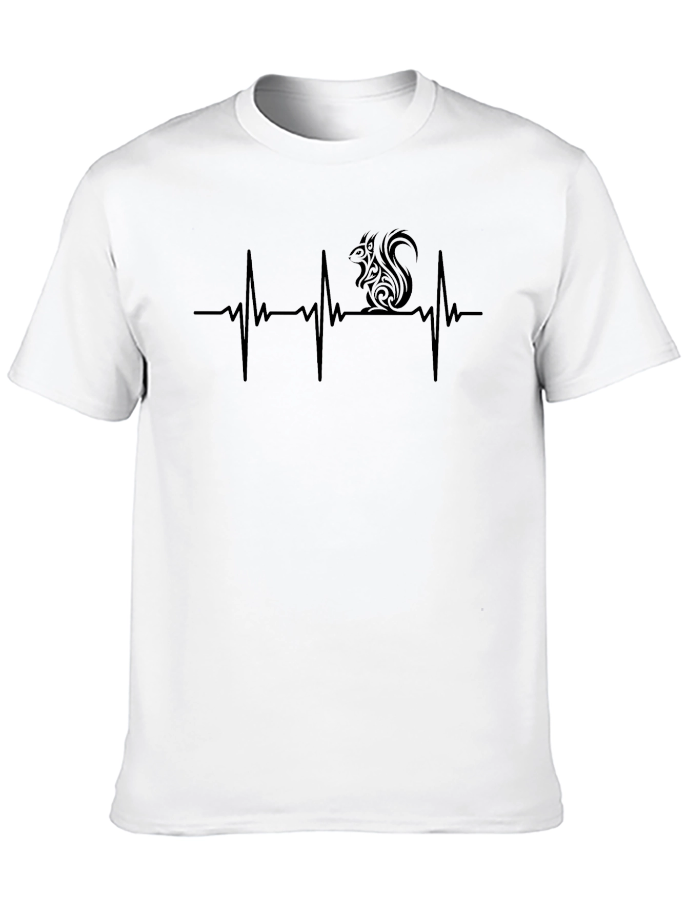 Squirrel Heartbeat T-Shirt - Funny Animal Lover Tee