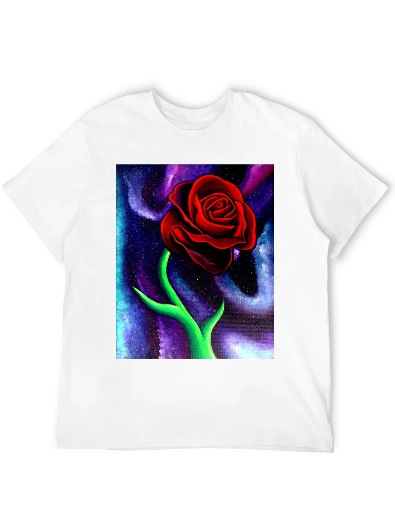 Red Rose Galaxy T-Shirt