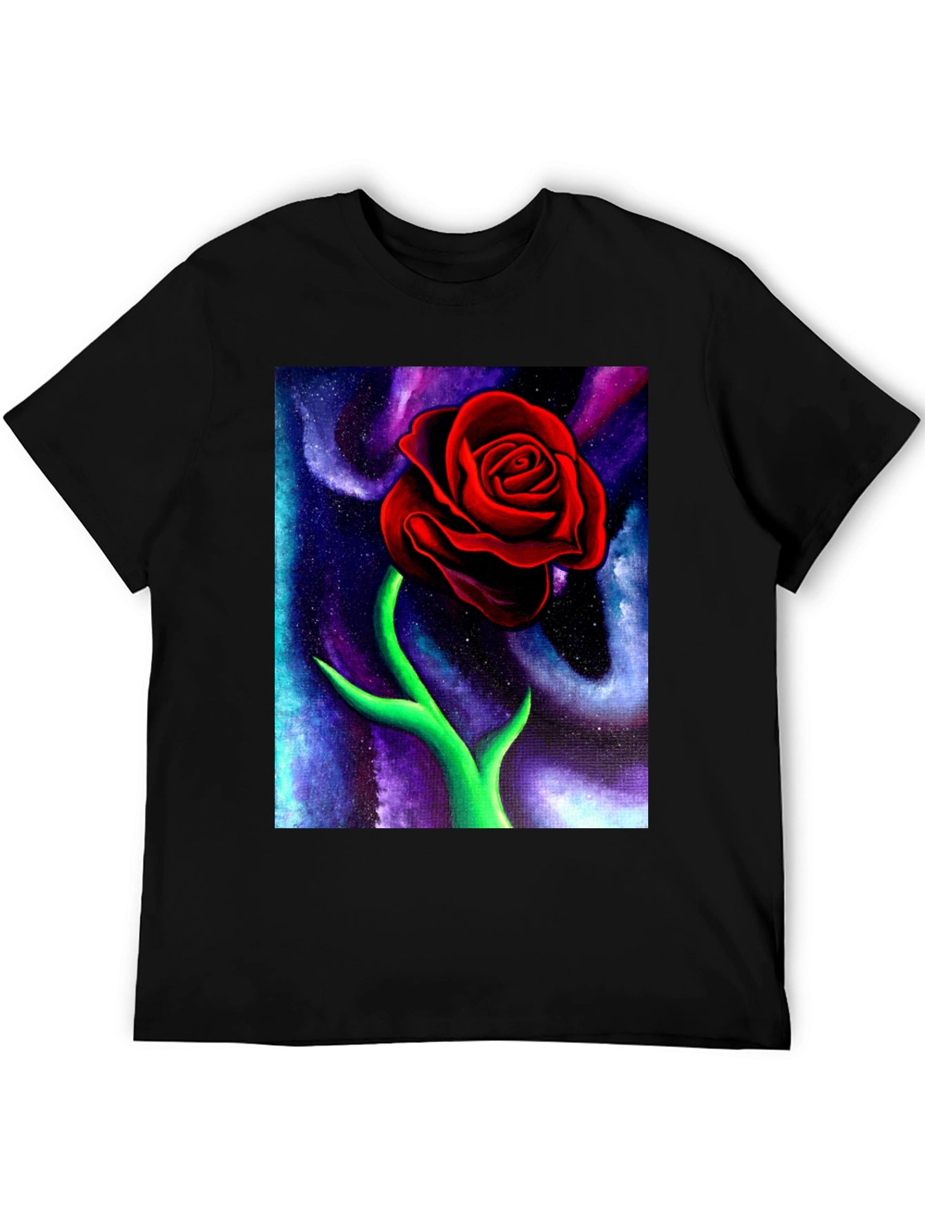 Red Rose Galaxy T-Shirt