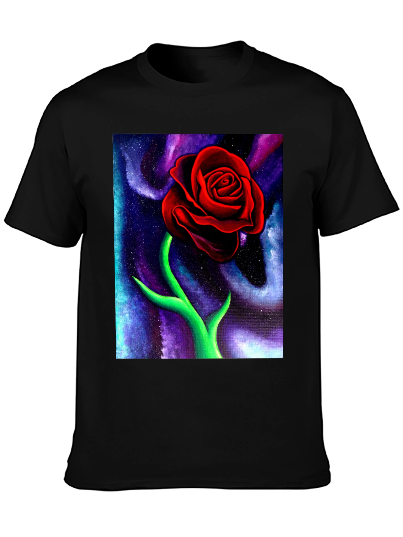 Red Rose Galaxy T-Shirt