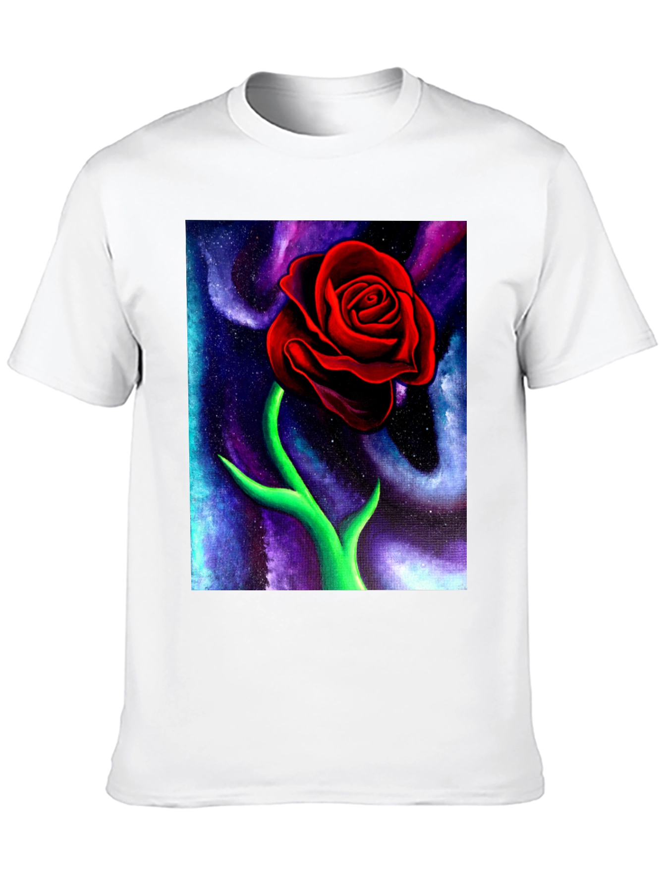 Red Rose Galaxy T-Shirt