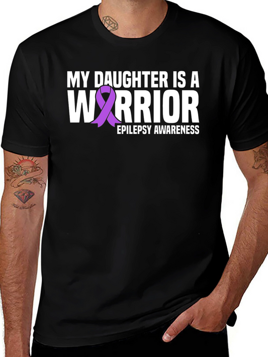 Epilepsy Awareness T-Shirt - My Daughter Is A Warrior