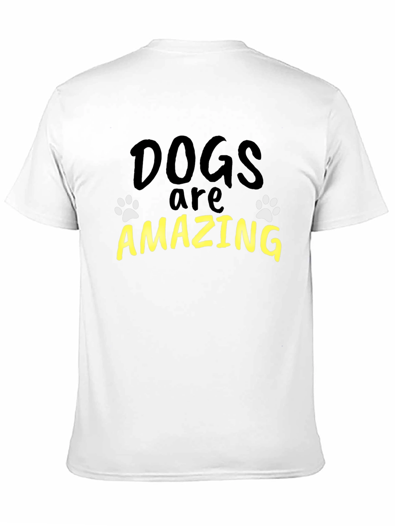 Dogs are Amazing Black Graphic Tee