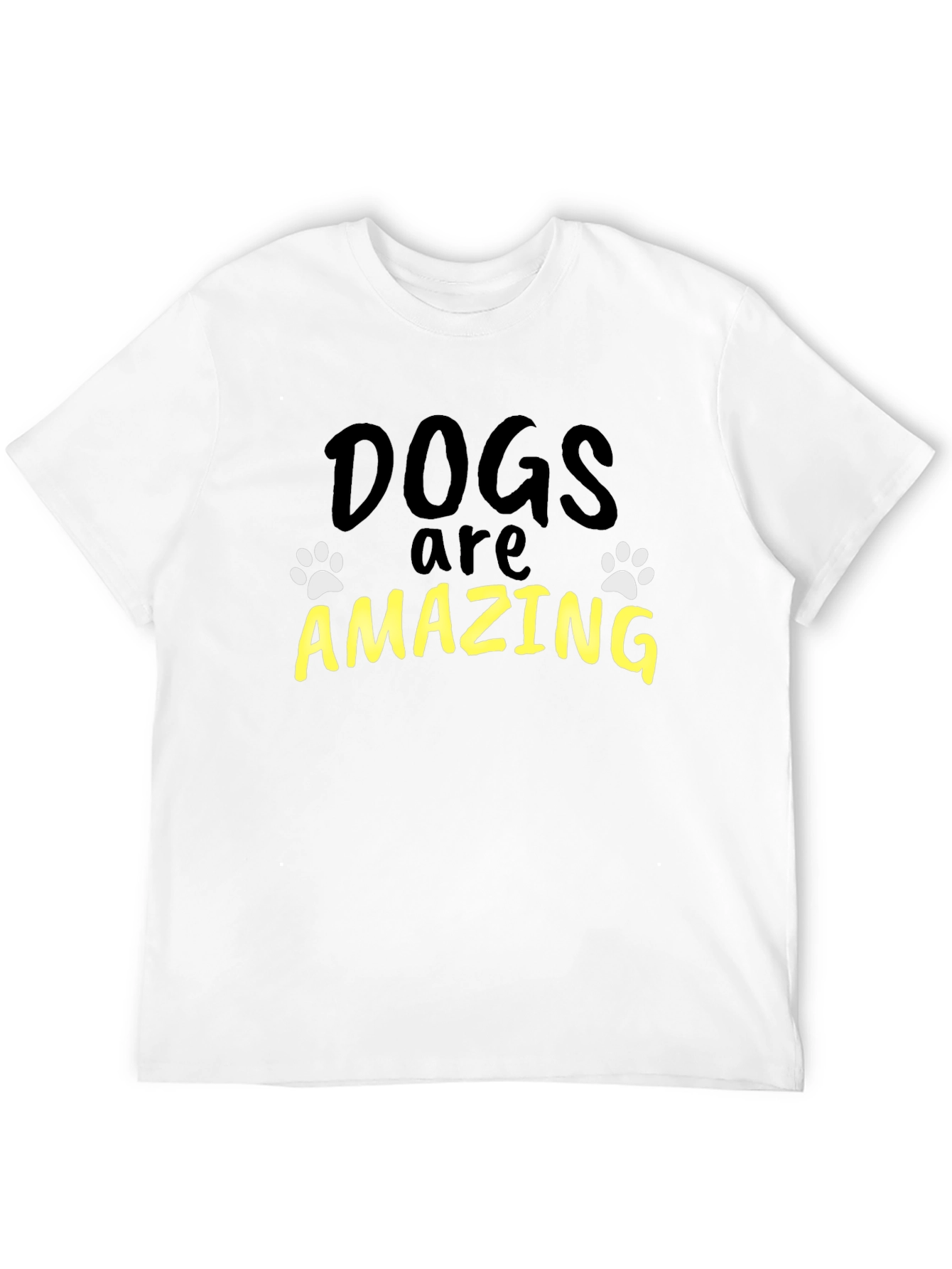 Dogs are Amazing Black Graphic Tee