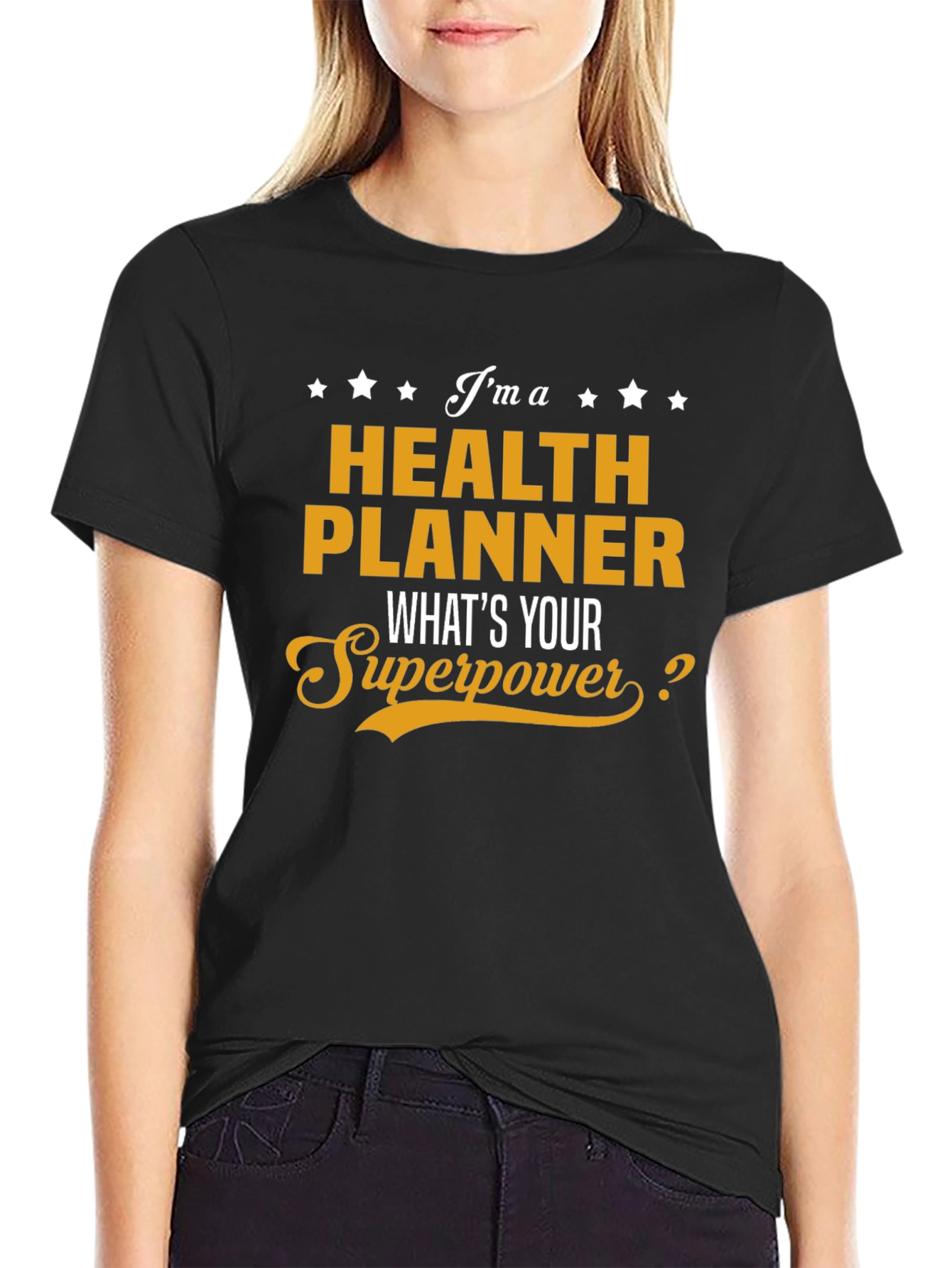 Health Planner Superpower Graphic T-Shirt