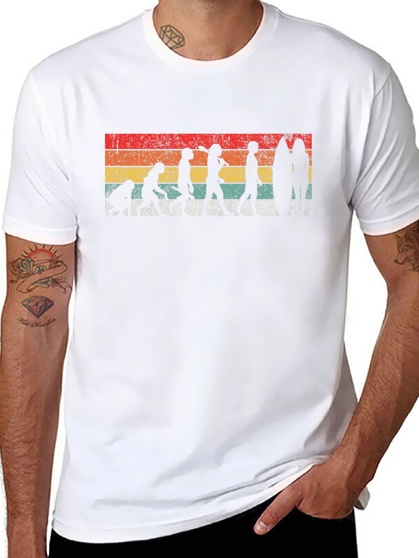 Surfing Evolution Graphic Tee
