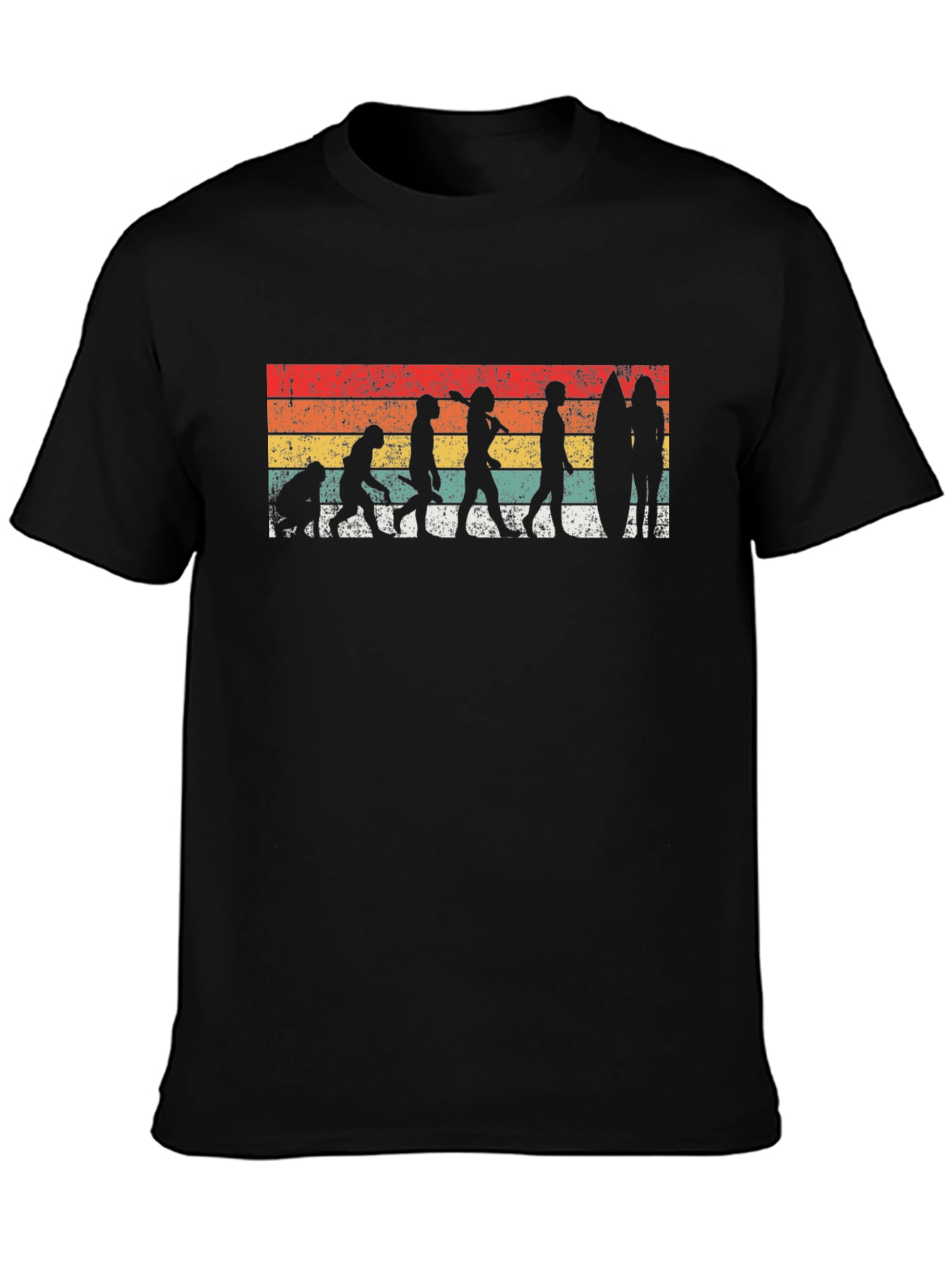 Surfing Evolution Graphic Tee