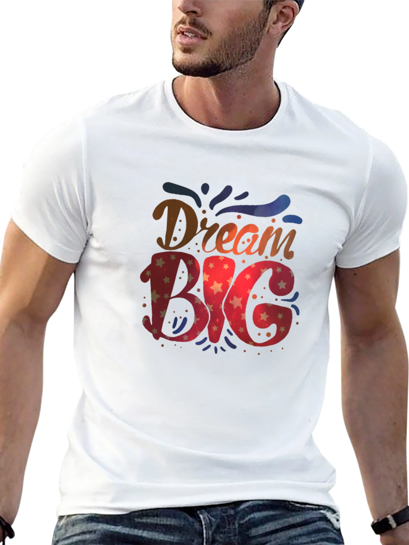 Dream Big Graphic Tee - Motivational T-Shirt