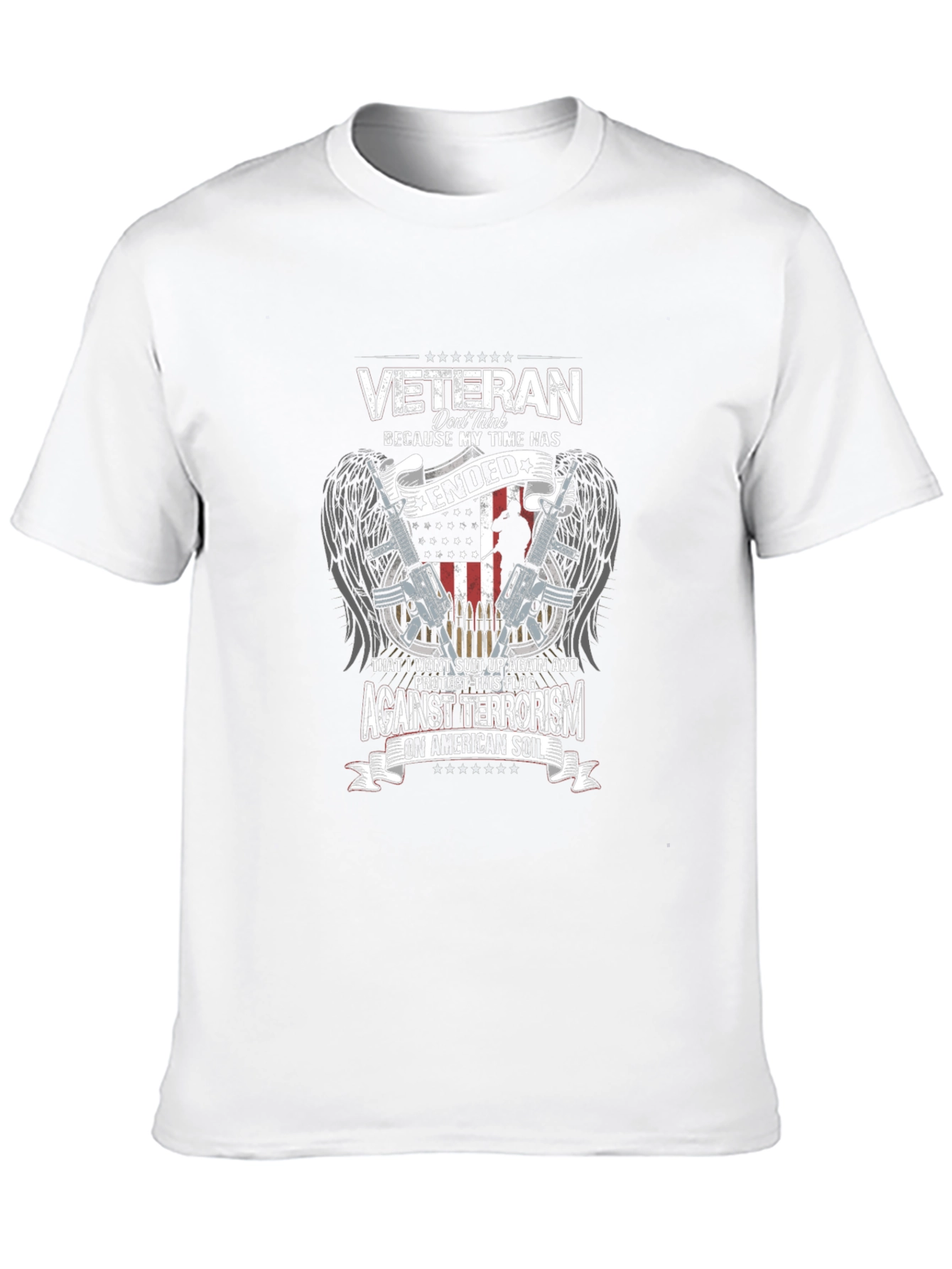 Veteran Against Terrorism Graphic T-Shirt