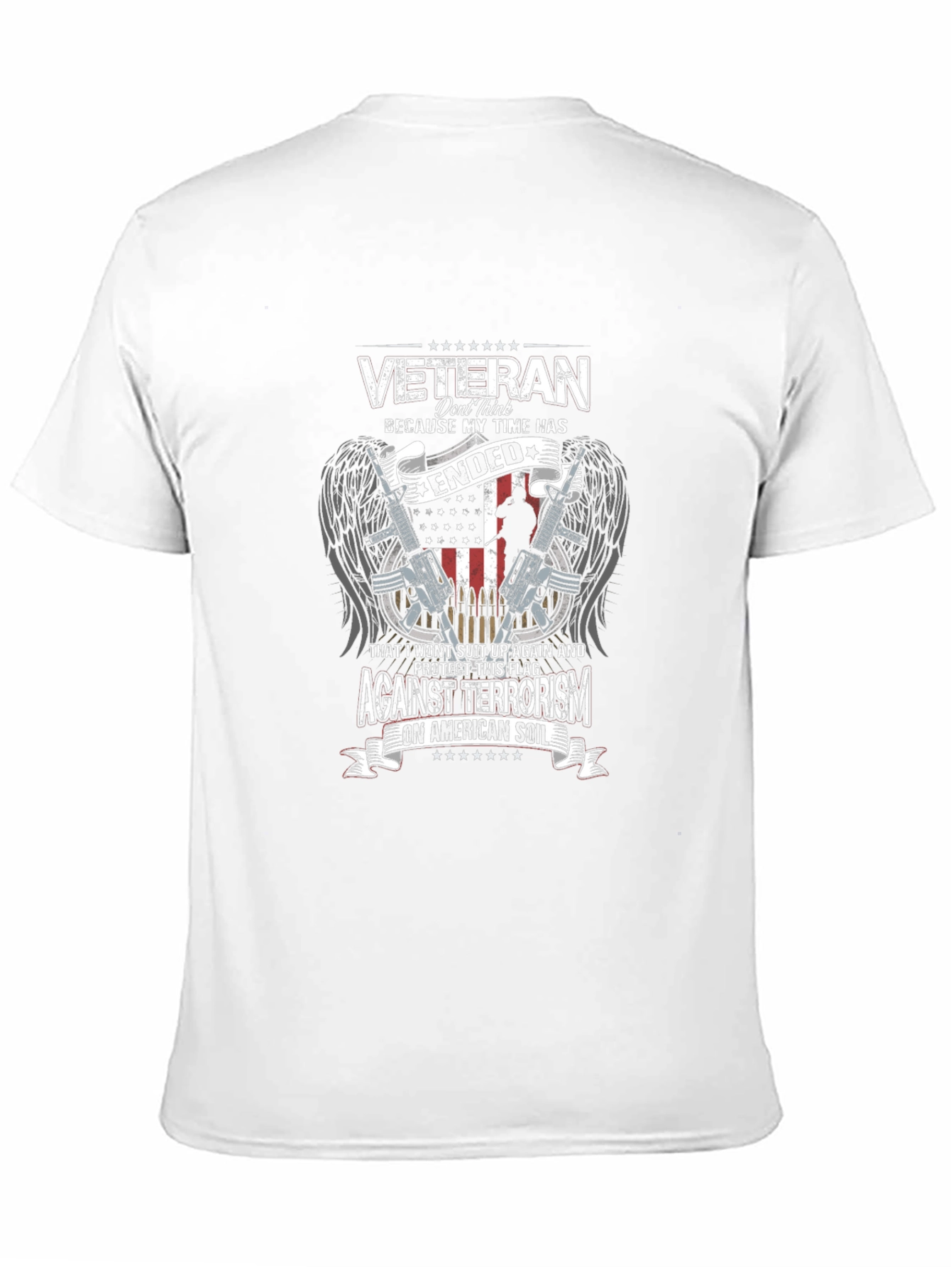 Veteran Against Terrorism Graphic T-Shirt