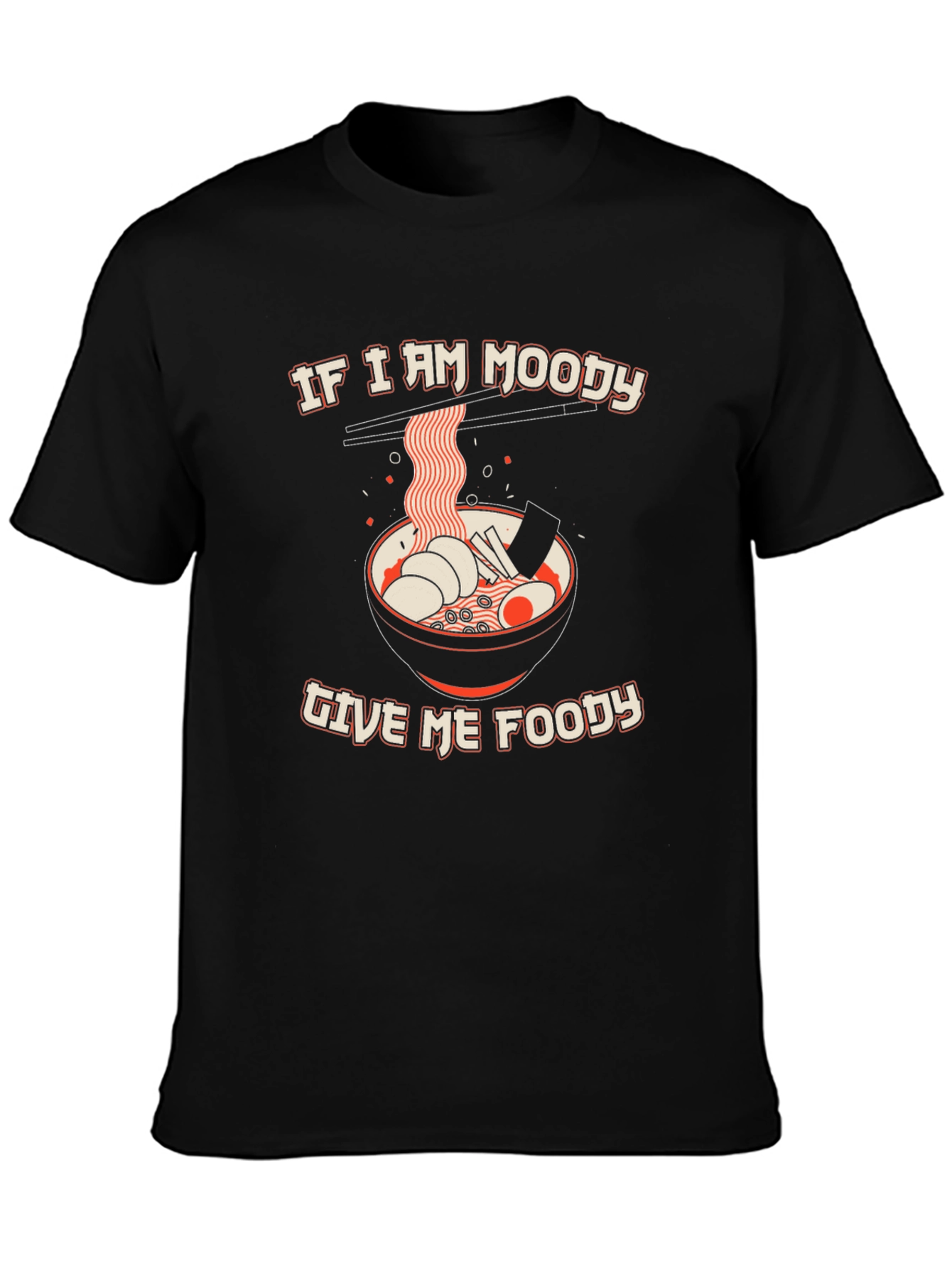 Moody Foody Ramen Graphic T-Shirt