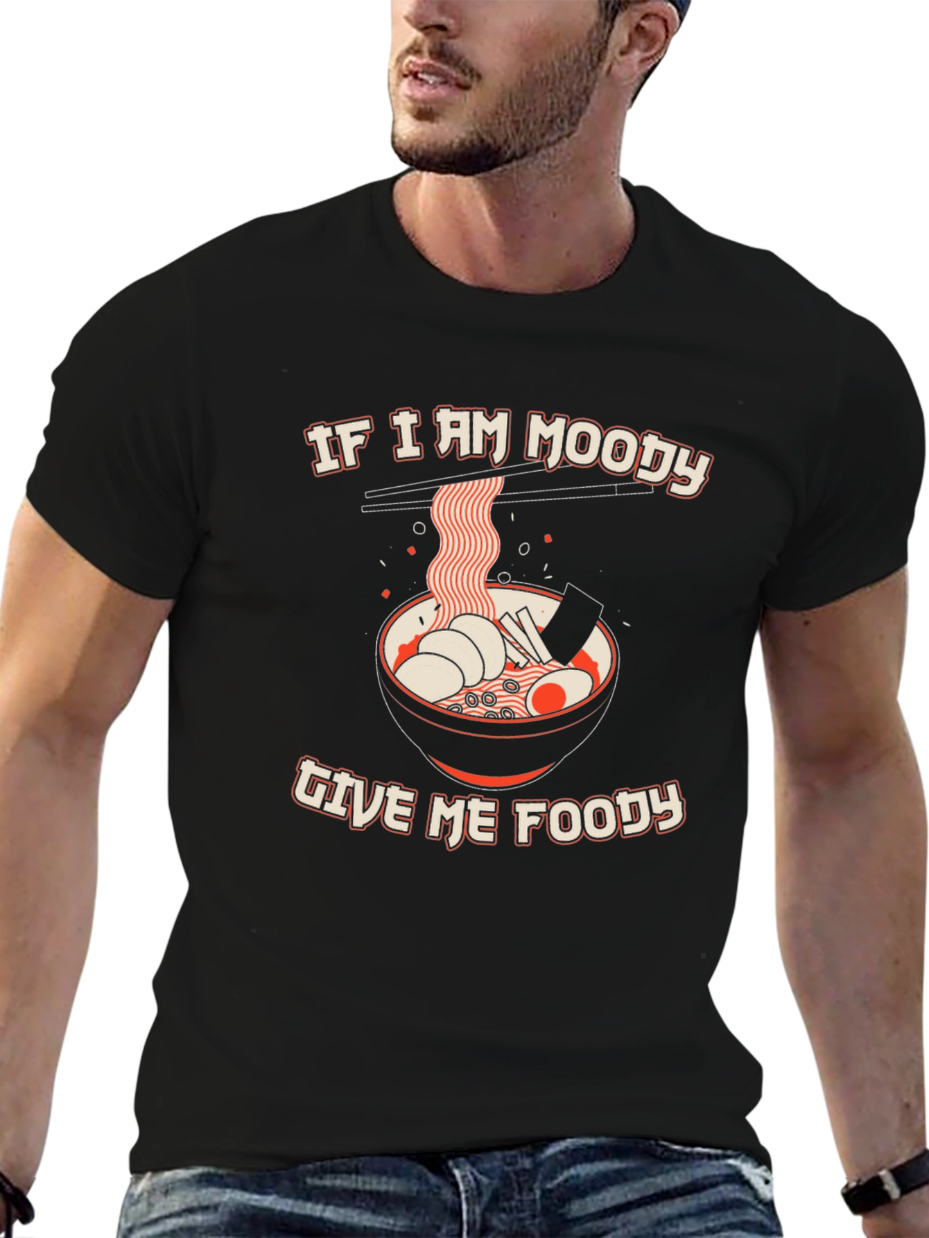 Moody Foody Ramen Graphic T-Shirt
