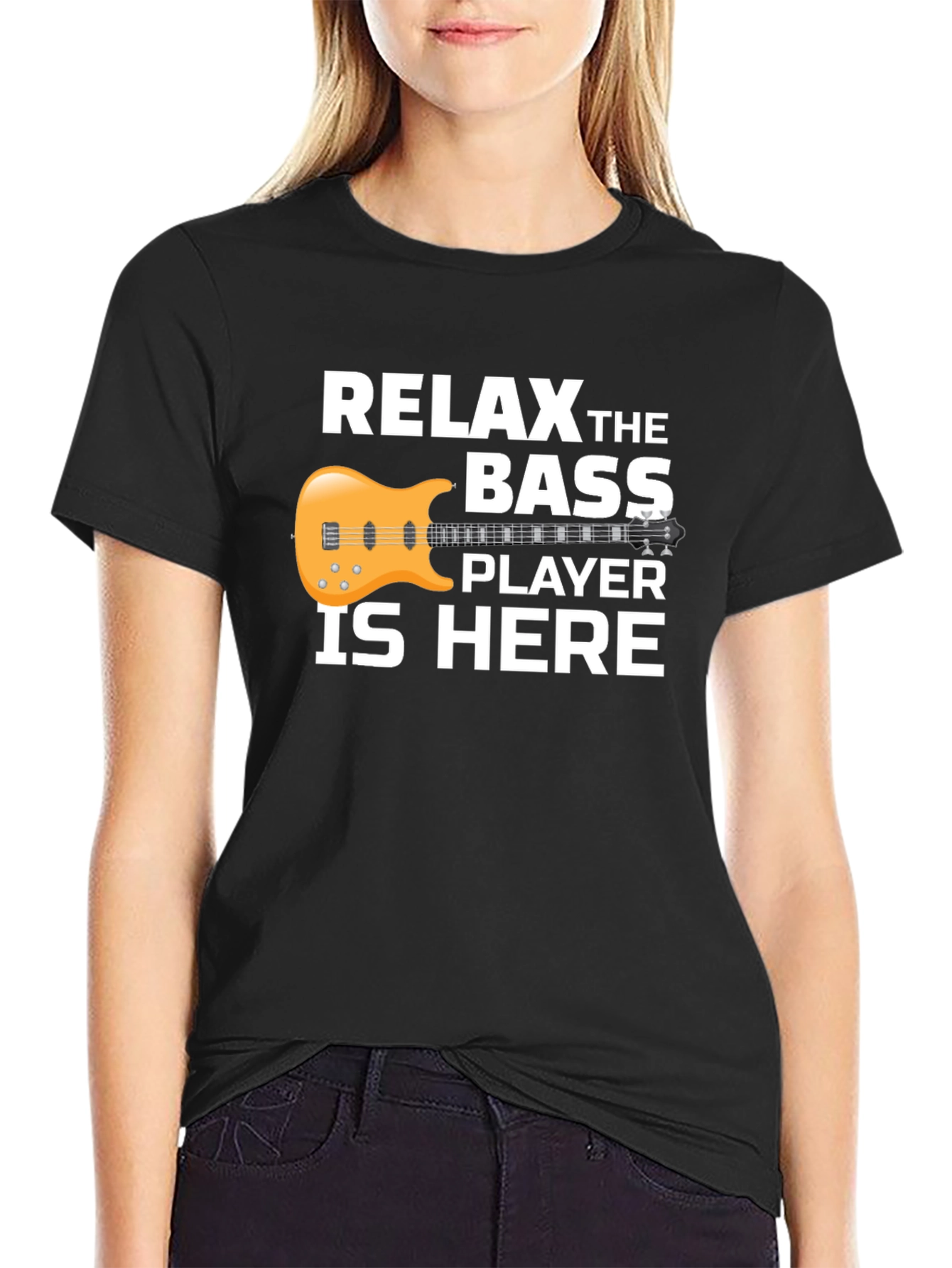 Relax Bass Player Here Graphic Tee