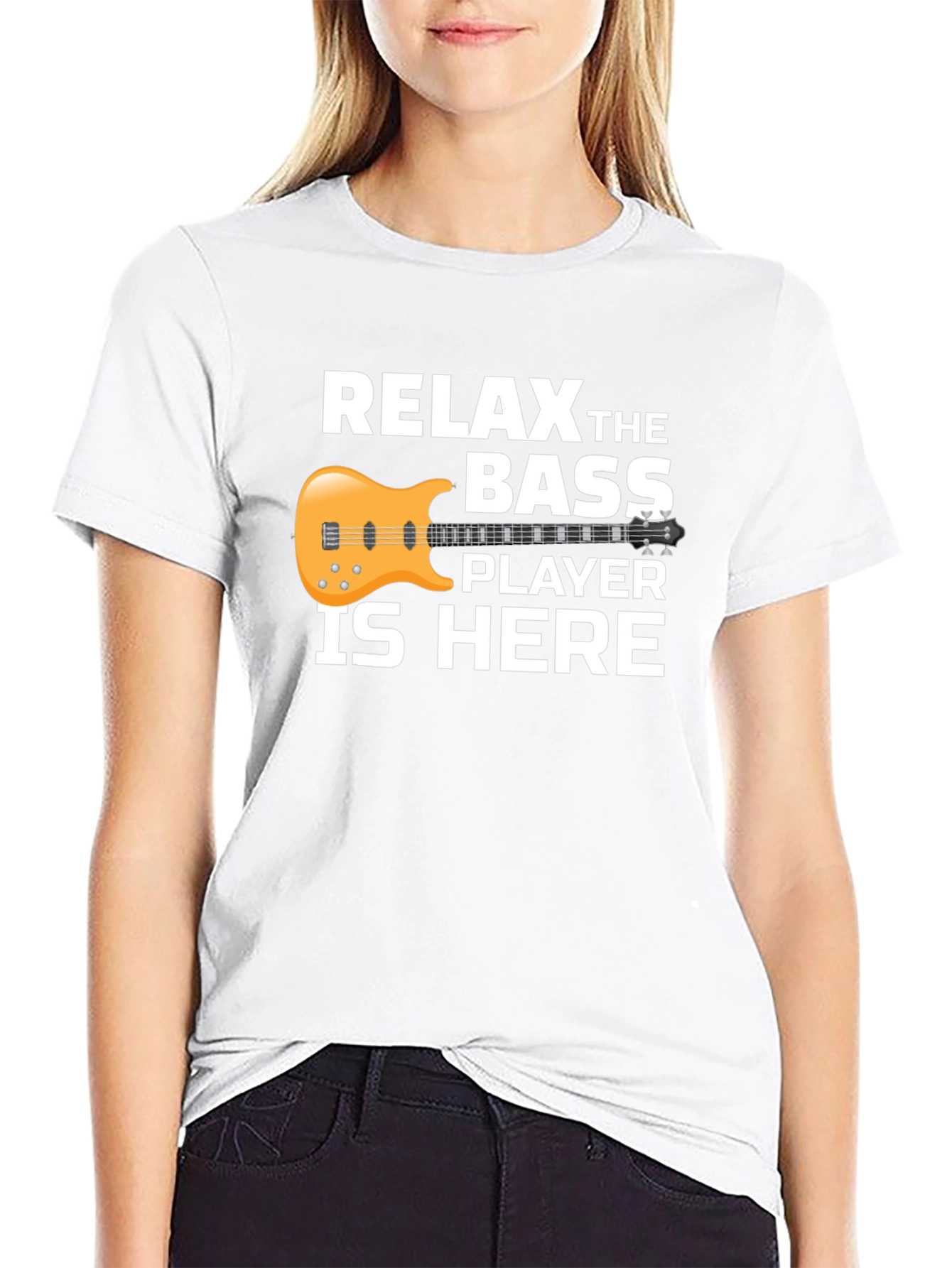 Relax Bass Player Here Graphic Tee