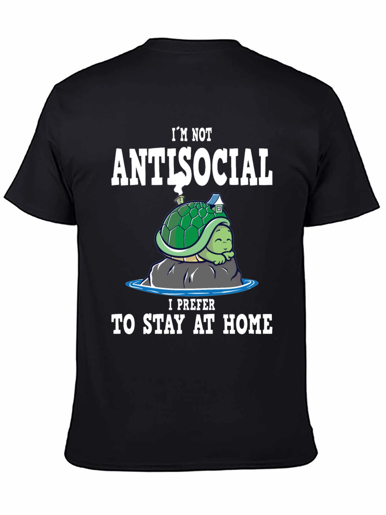 Antisocial Turtle Homebody T-Shirt