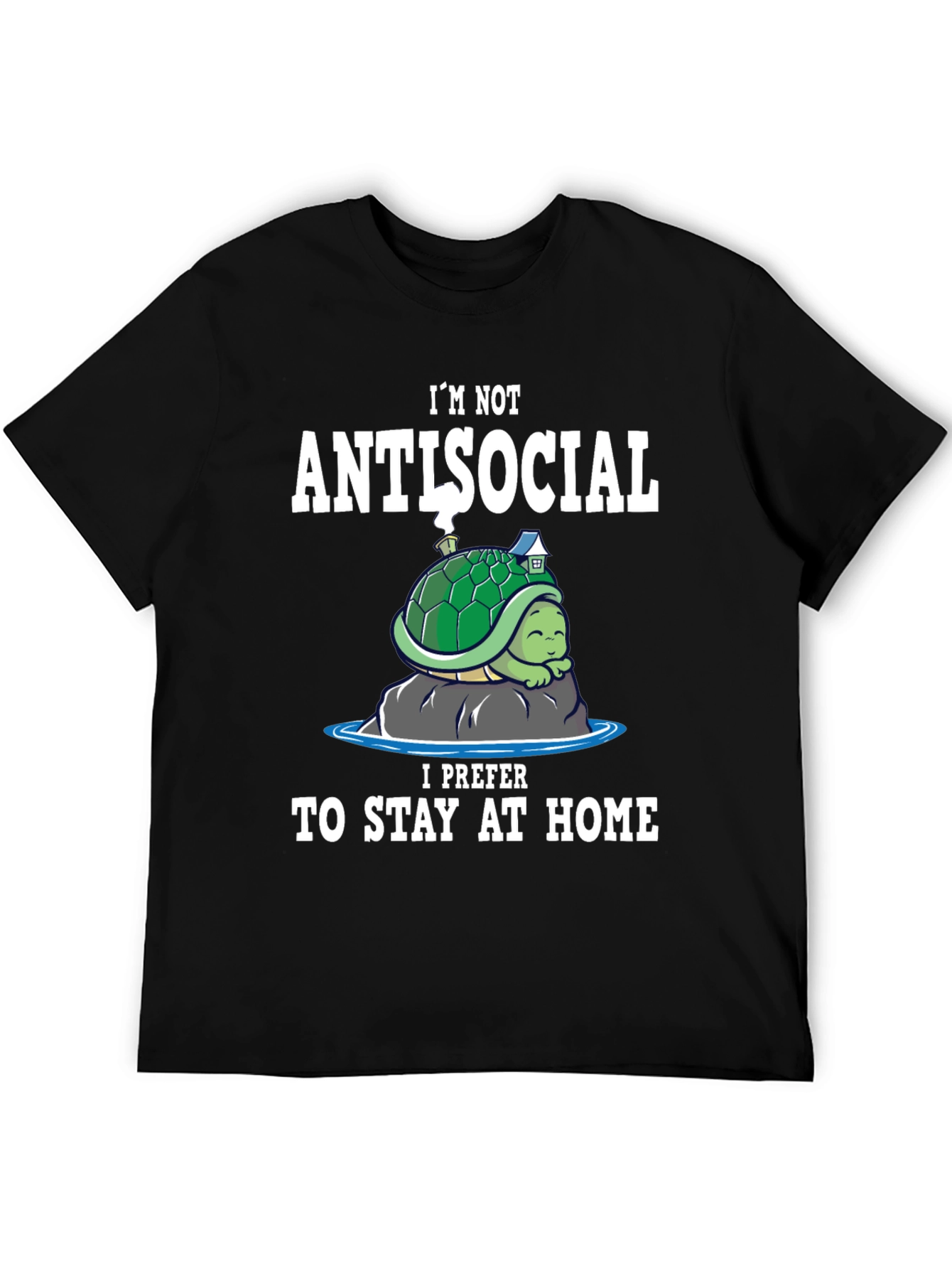 Antisocial Turtle Homebody T-Shirt