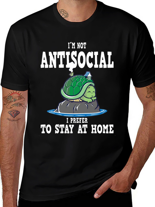 Antisocial Turtle Homebody T-Shirt