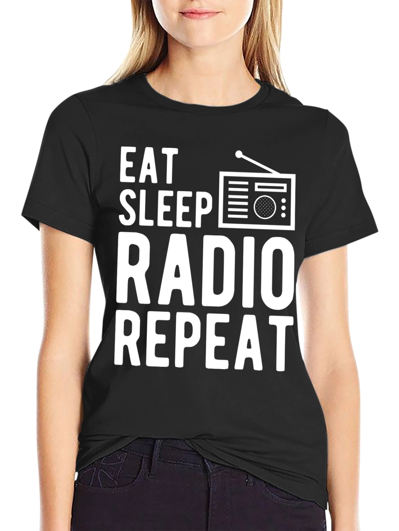 Eat Sleep Radio Repeat T-Shirt