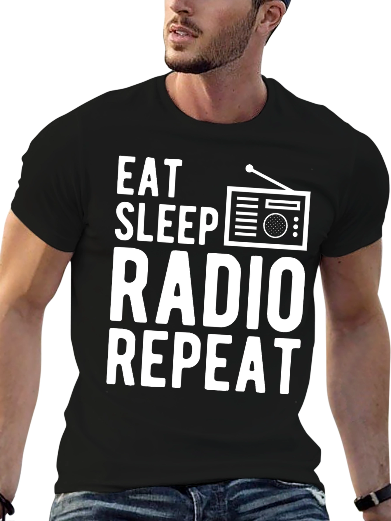 Eat Sleep Radio Repeat T-Shirt