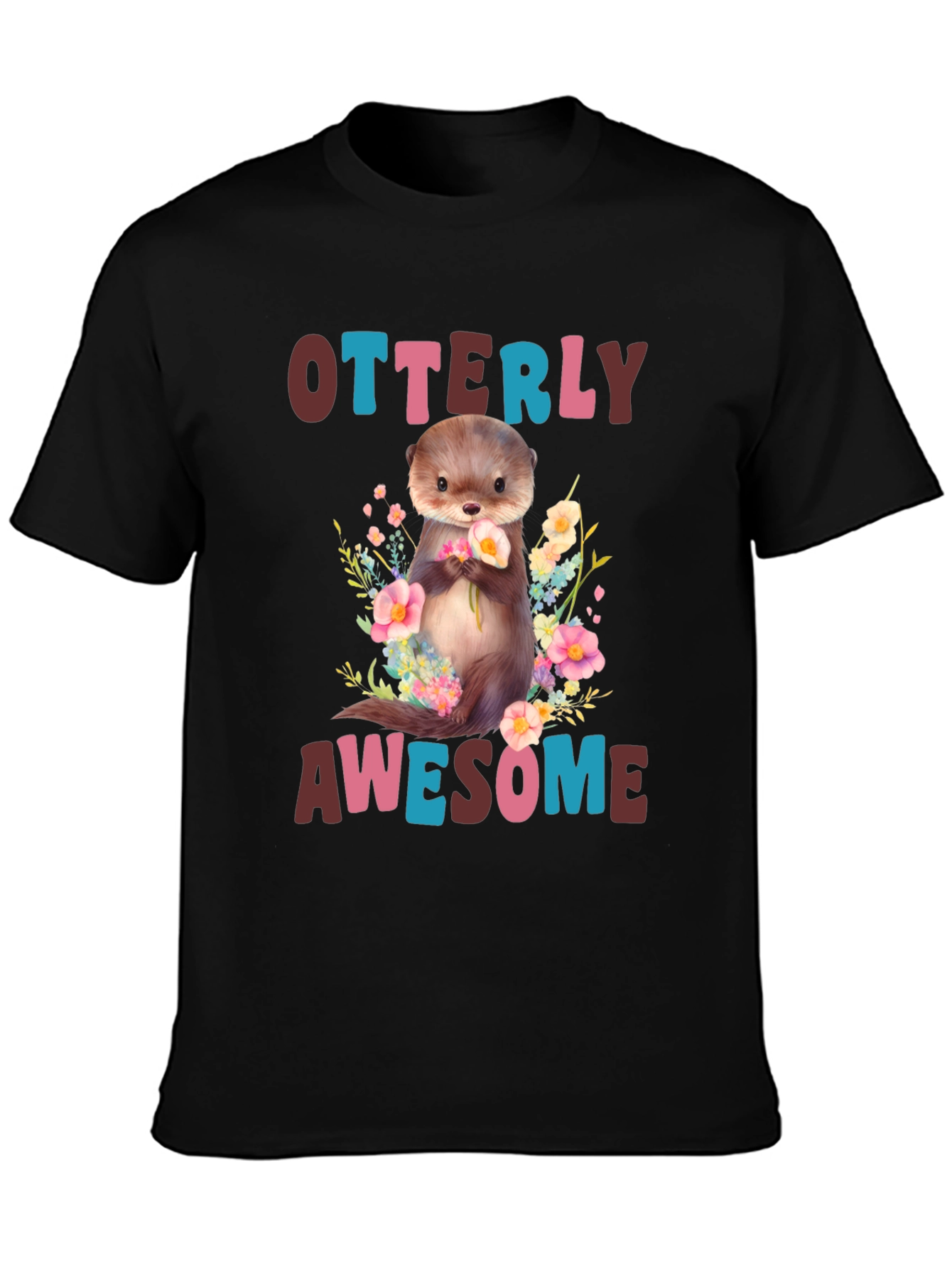 Otterly Awesome Graphic T-Shirt