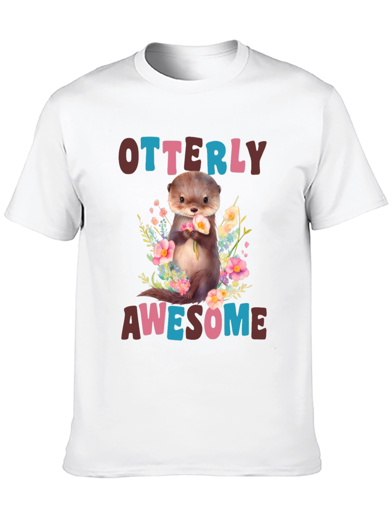 Otterly Awesome Graphic T-Shirt