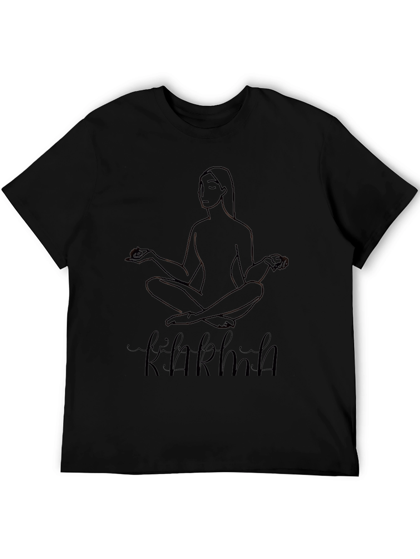 Karma Meditation Graphic T-Shirt - Relaxed Fit