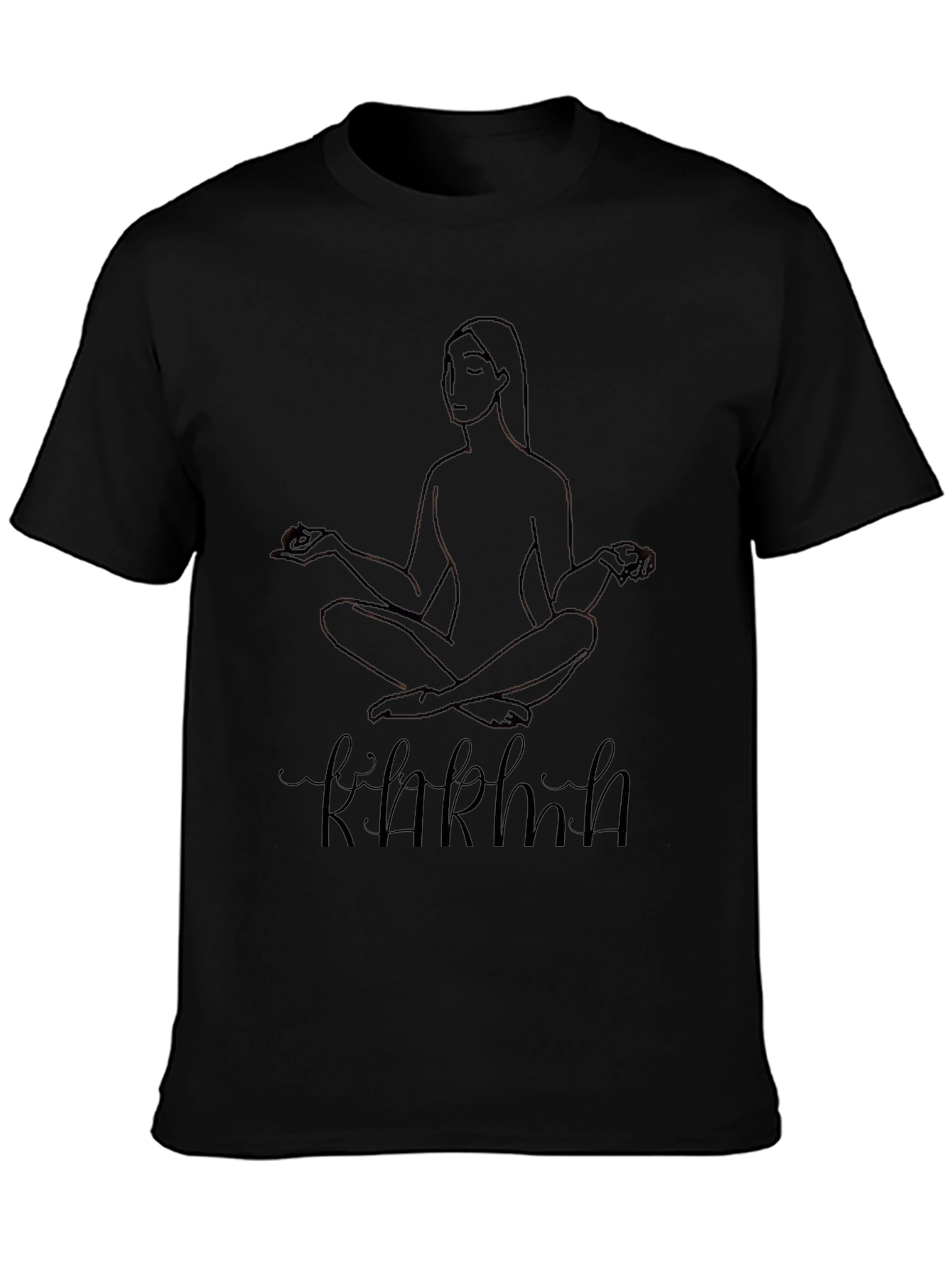 Karma Meditation Graphic T-Shirt - Relaxed Fit