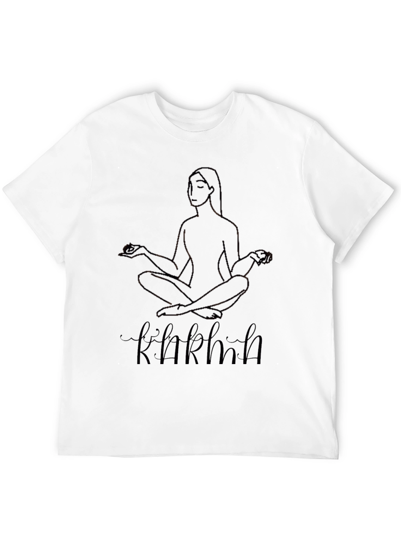Karma Meditation Graphic T-Shirt - Relaxed Fit