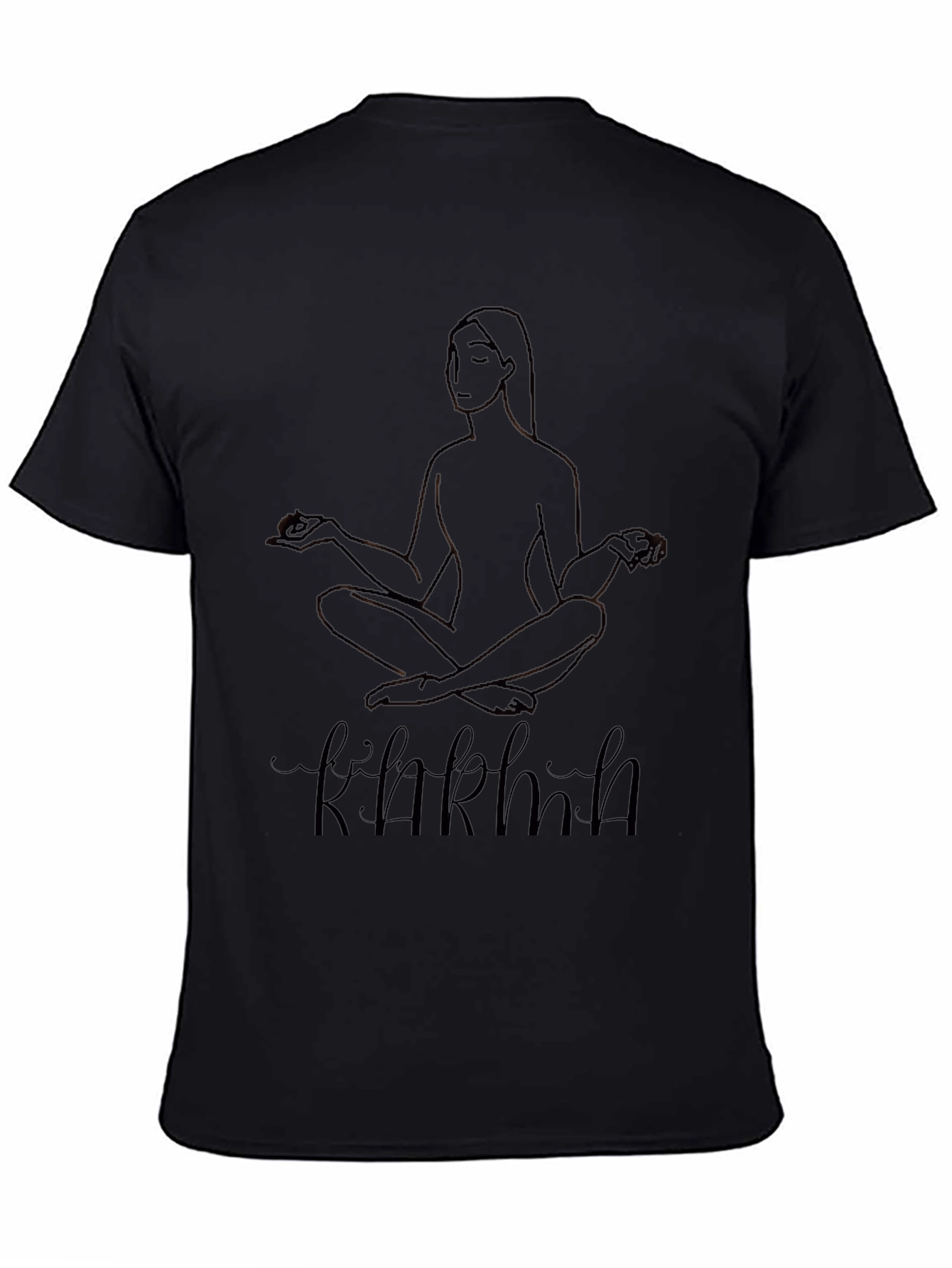 Karma Meditation Graphic T-Shirt - Relaxed Fit
