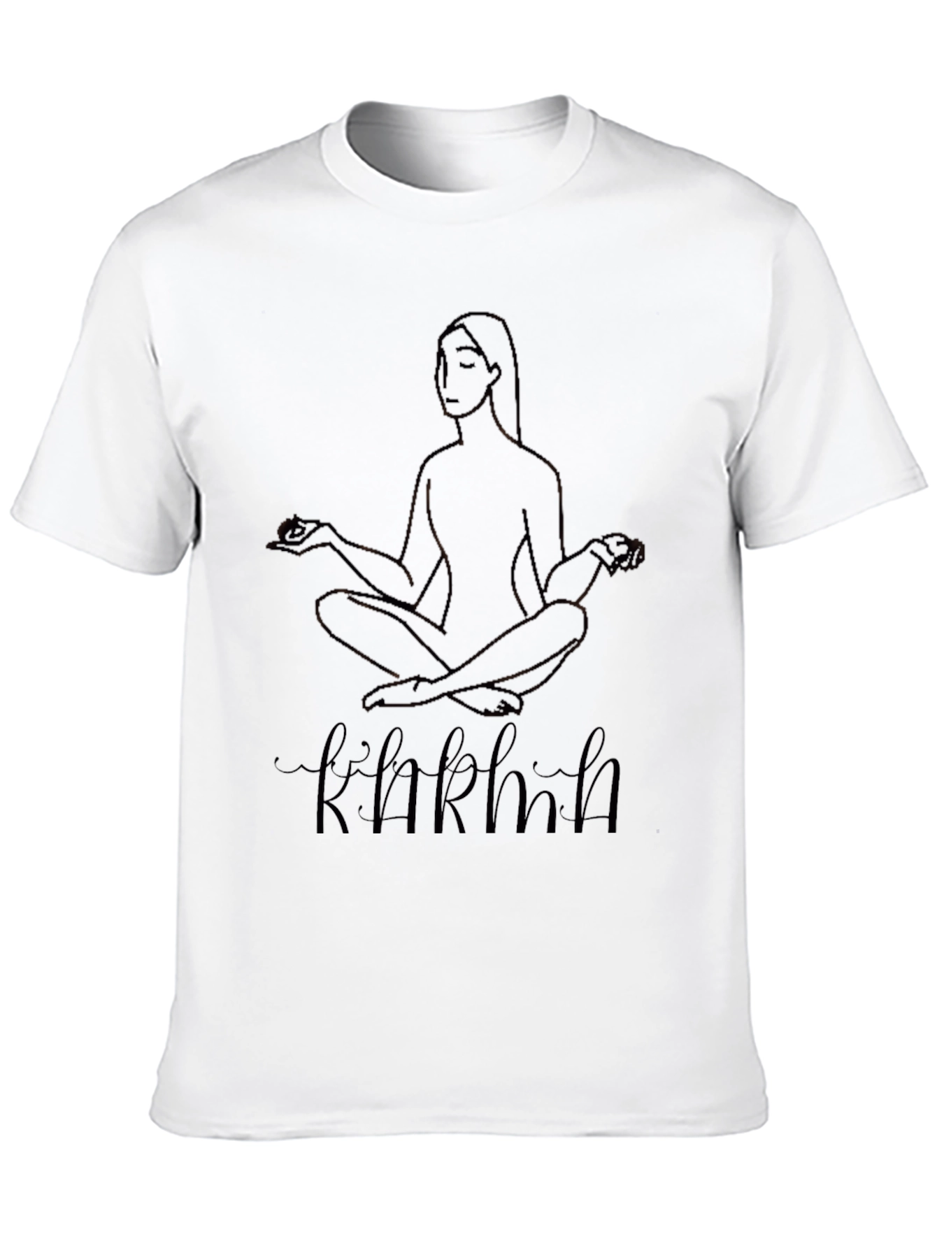 Karma Meditation Graphic T-Shirt - Relaxed Fit