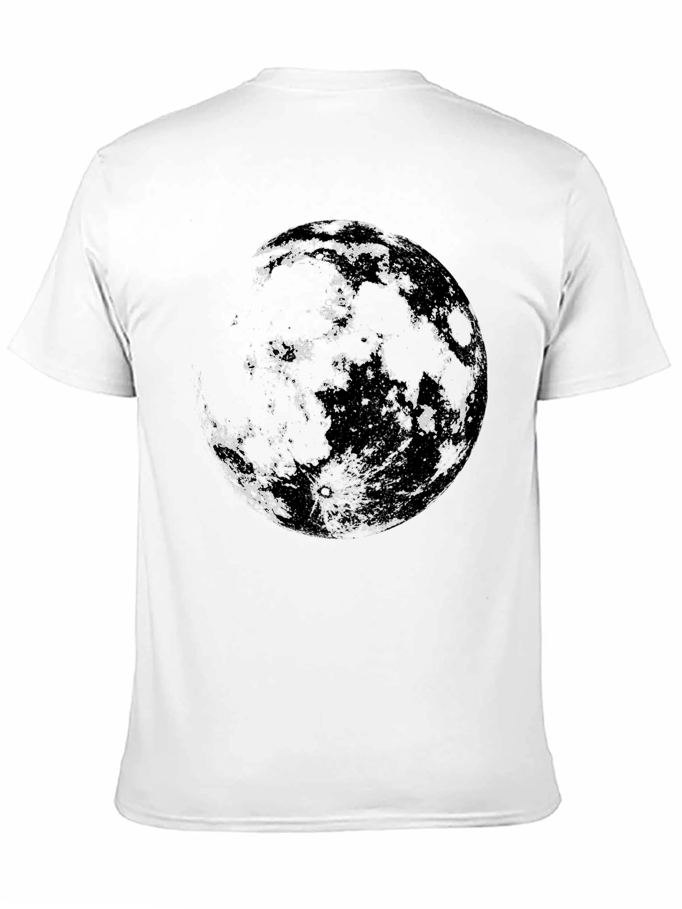 Lunar Sphere Graphic Tee - Black Cotton Blend
