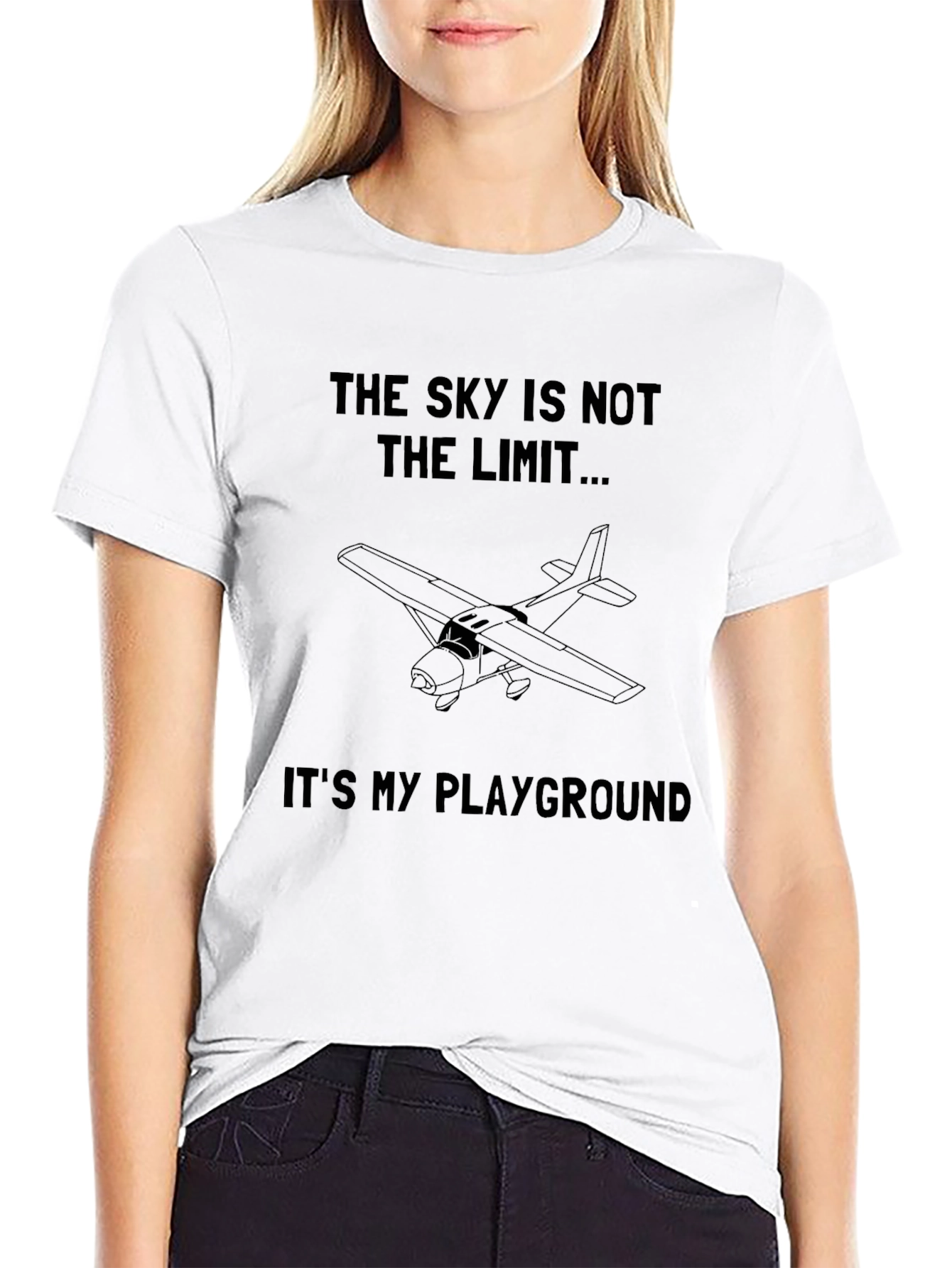 Skys The Limit Airplane T-Shirt