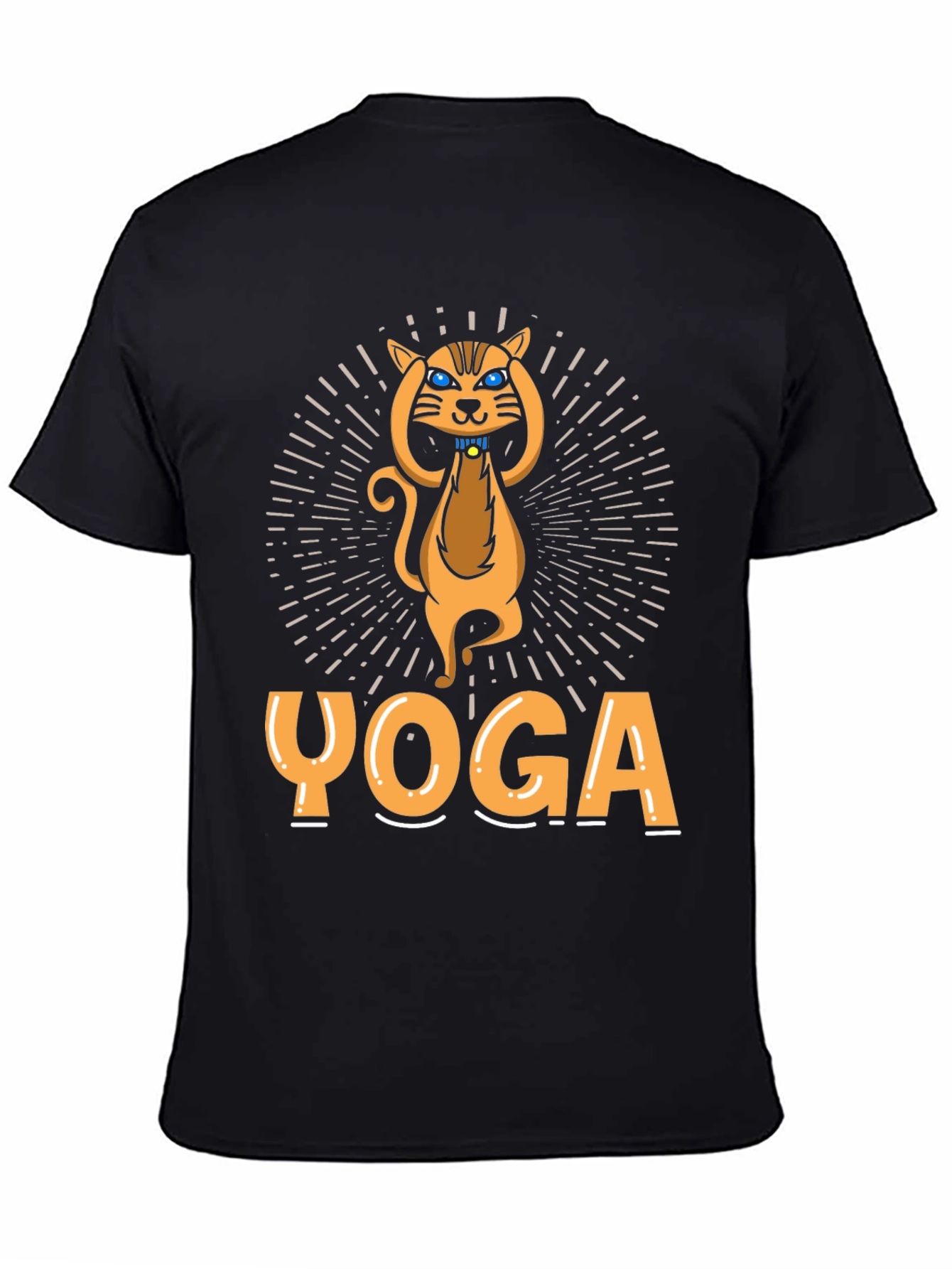 Yoga Cat Graphic T-Shirt - Unisex