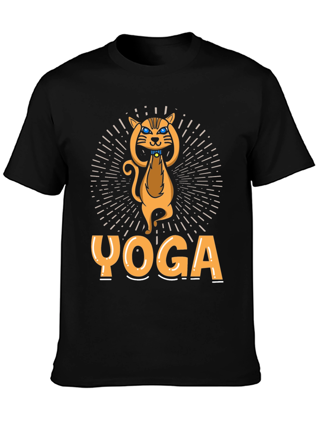 Yoga Cat Graphic T-Shirt - Unisex