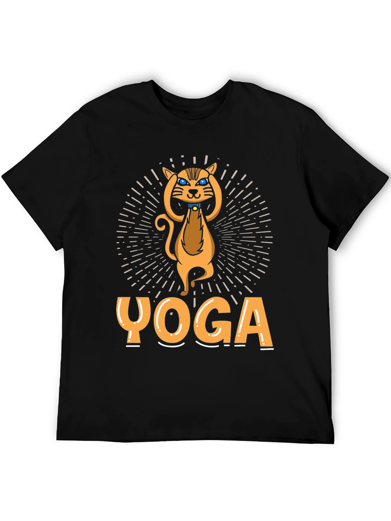 Yoga Cat Graphic T-Shirt - Unisex