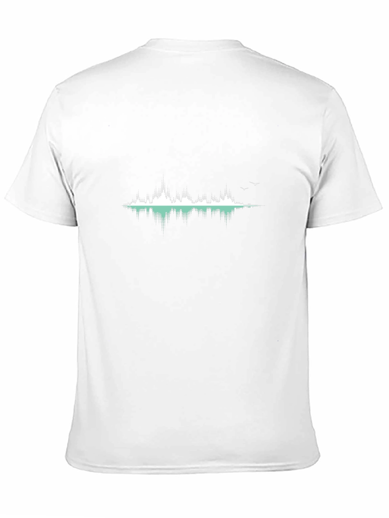 Modern Cityscape Reflection Graphic Tee