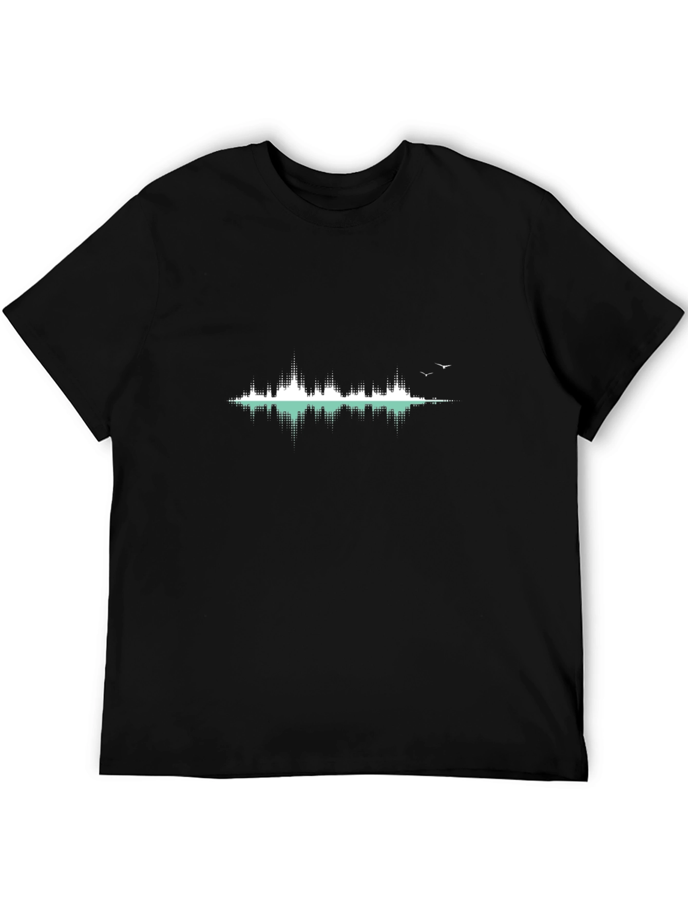 Modern Cityscape Reflection Graphic Tee