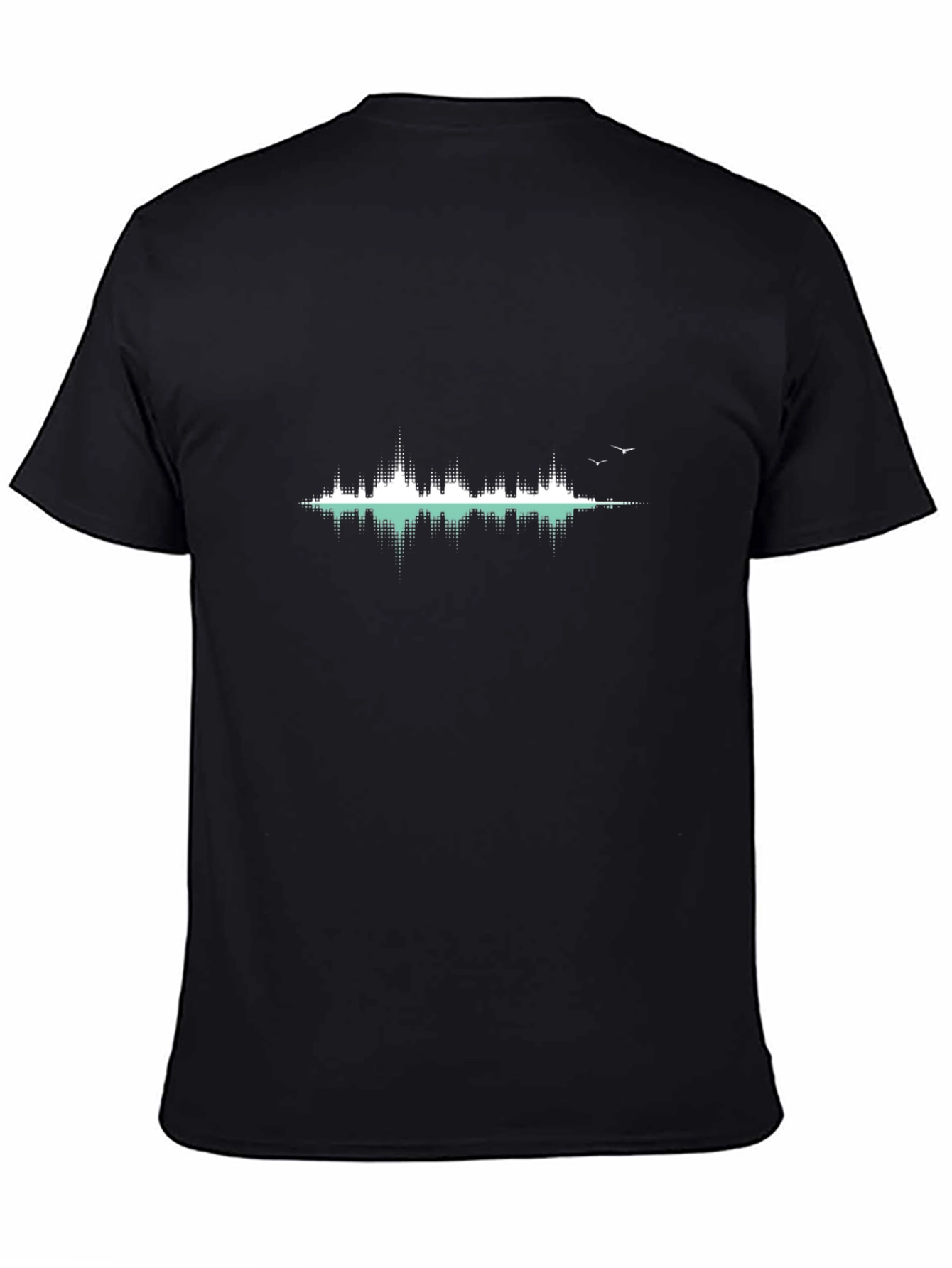 Modern Cityscape Reflection Graphic Tee