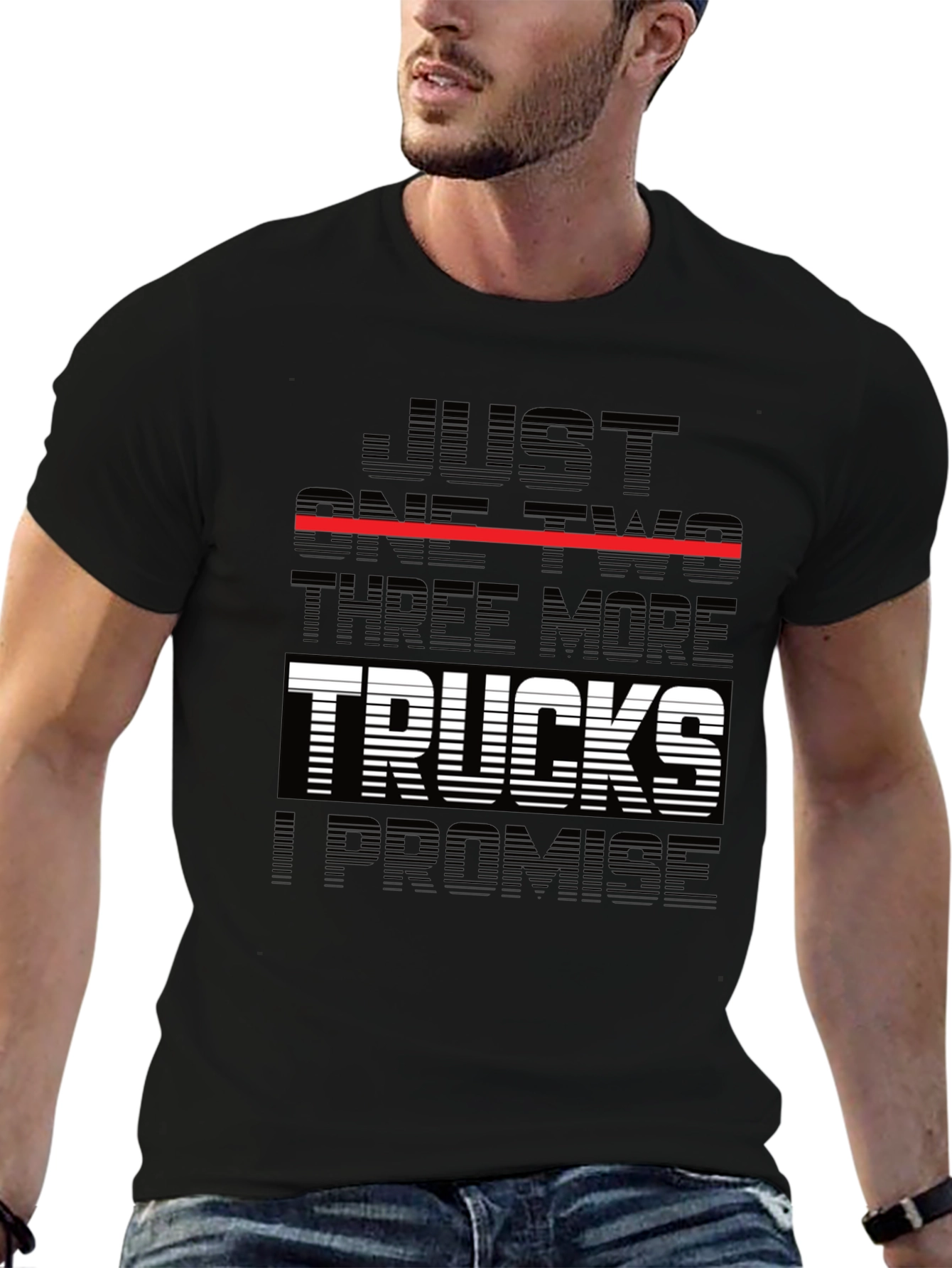 Just One Two Three More Trucks T-Shirt