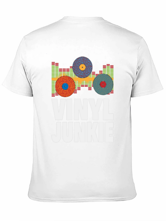Vinyl Junkie T-Shirt - Music Lover Tee