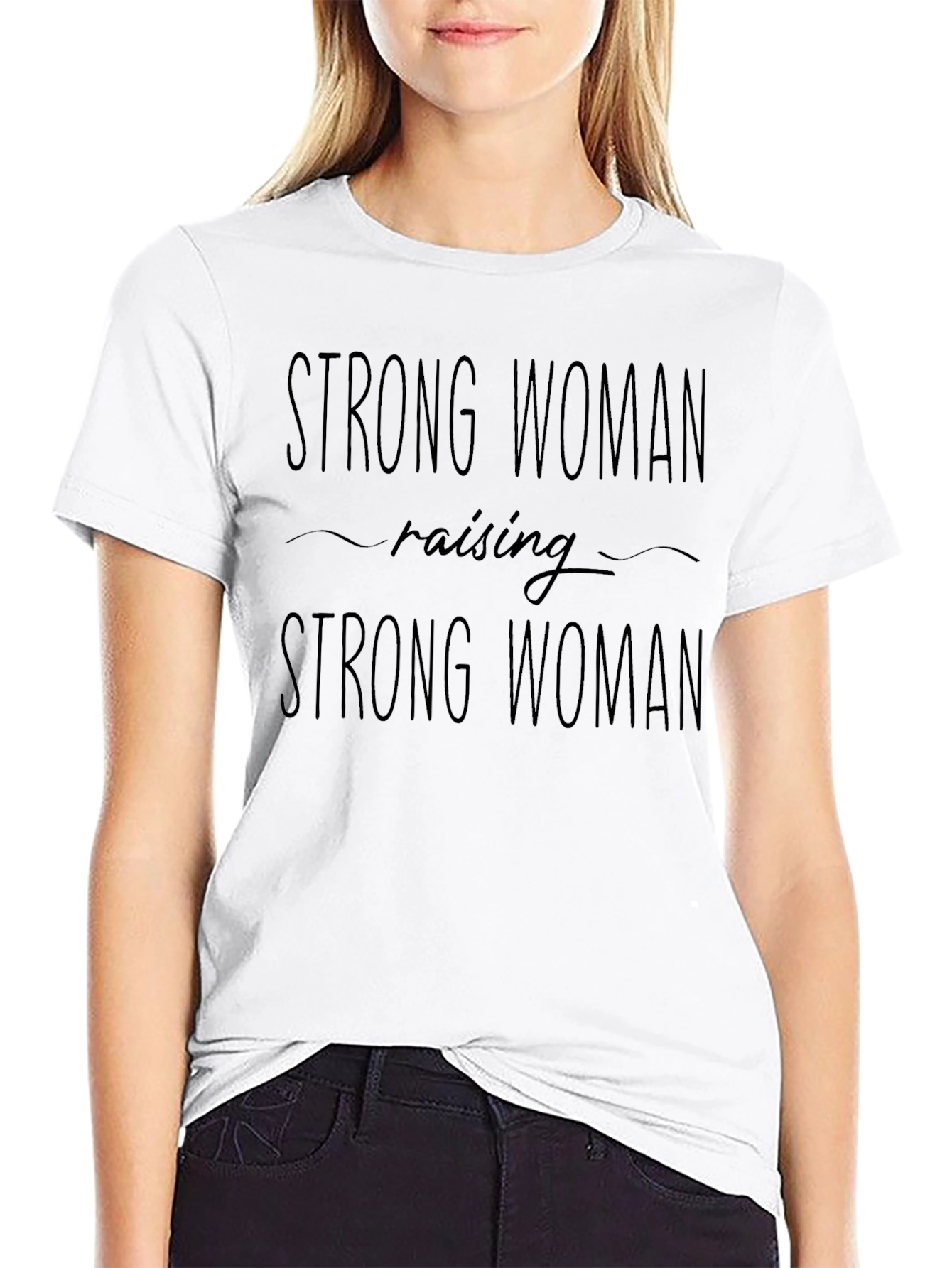 Strong Woman Graphic Tee - Empowering Womens T-Shirt