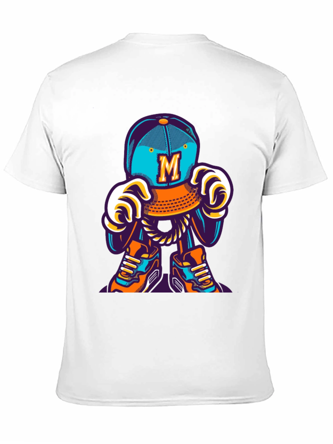 Fun Cartoon Character Graphic T-Shirt - Casual Wear