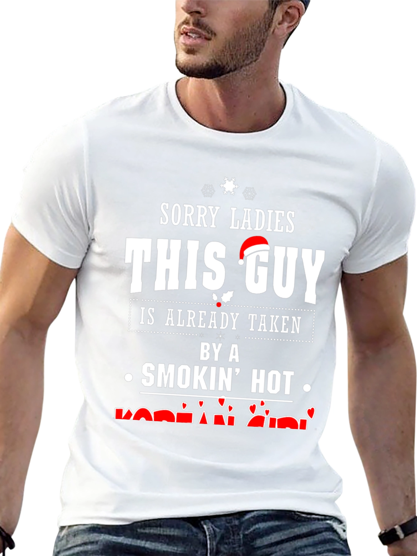 Sorry Ladies This Guy Is Taken Black T-Shirt